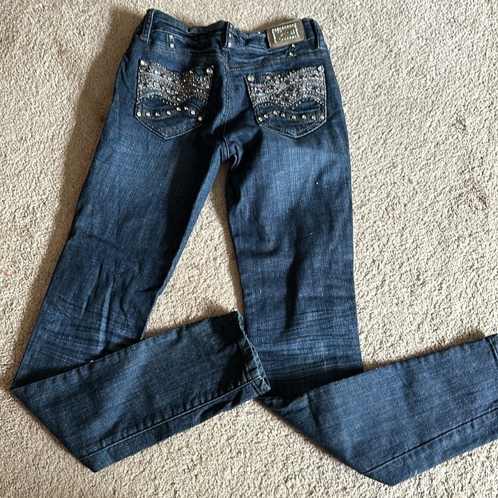Grace in LA dark denim women’s jeans size 26 - Picture 3 of 5